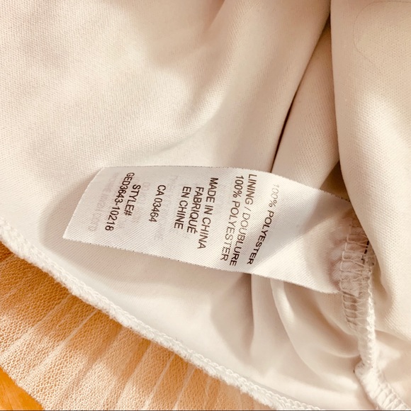 2/$20 Ricki’s Pleat White Crinoline Tank Top - Picture 8 of 8